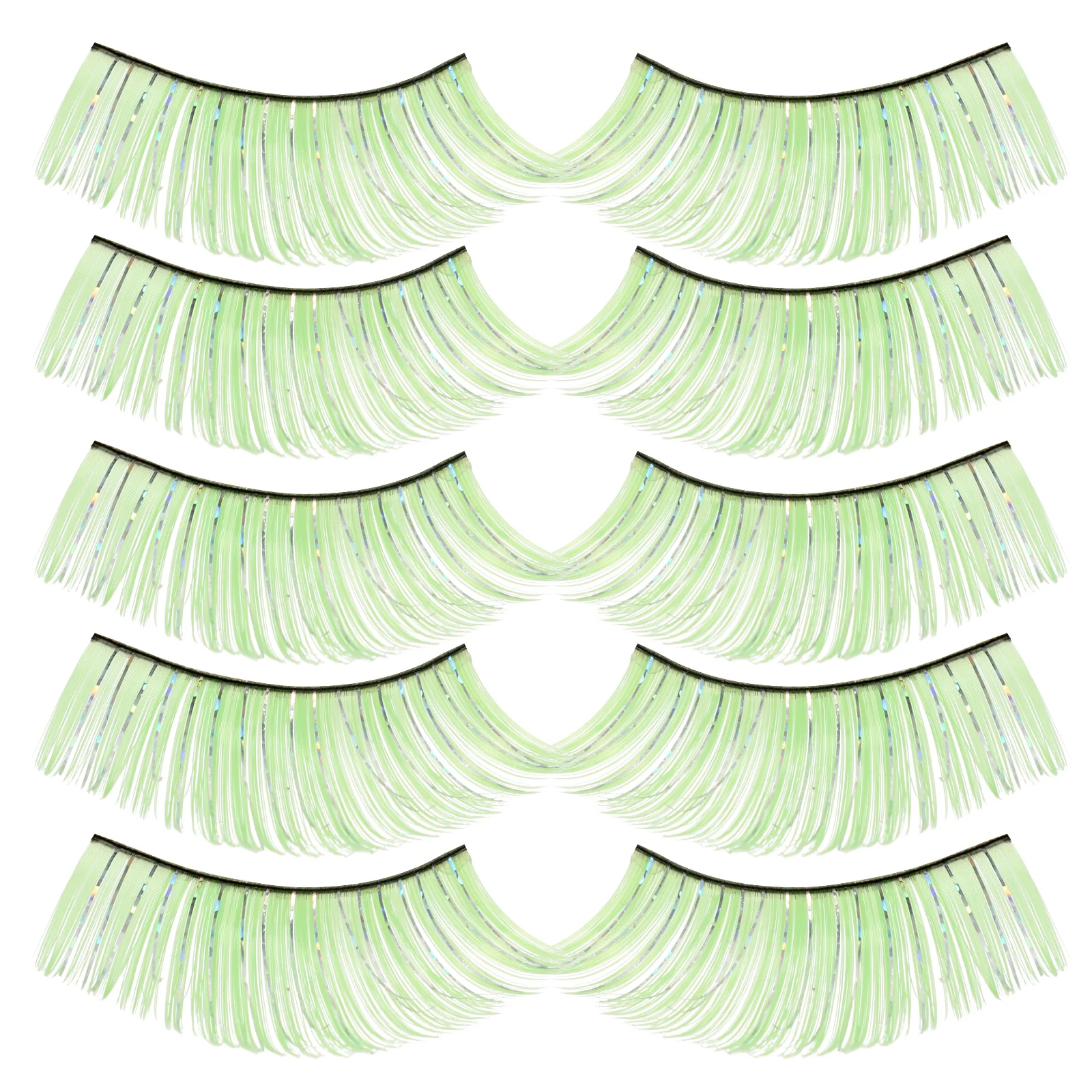5Pairs Halloween Fake Eyelashes Long Exaggerated Thick Artificial Lashes for Women Party Makeup Women Fake Eyelashes
