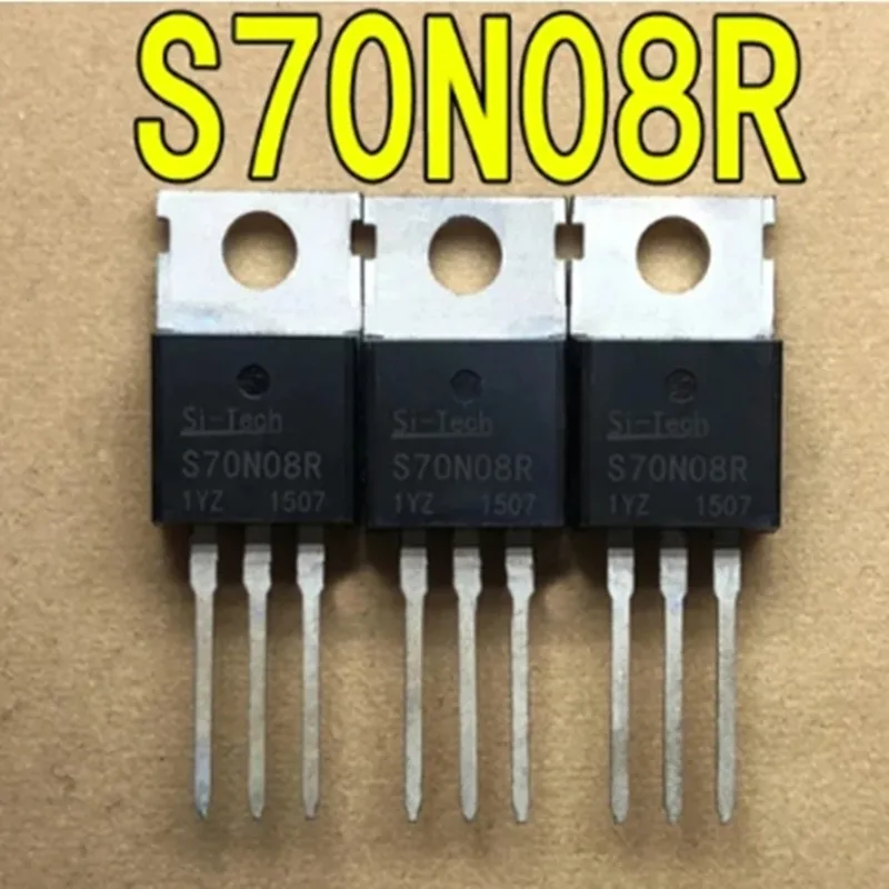 10PCS S70N08R 70N08 TO-220 70V 80A MOSFET for Electric Cart Controller