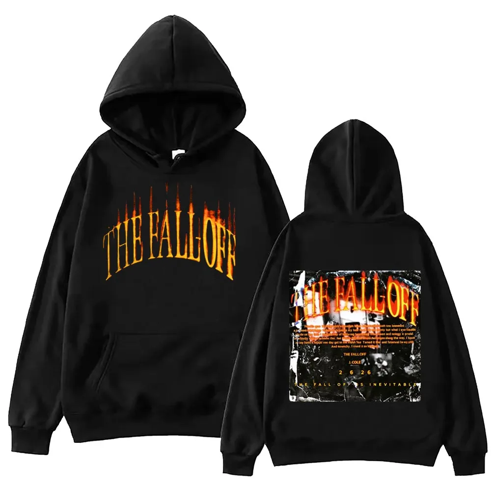 

Толстовка J Cole The Fall-Off Album для мужчин и женщин, пуловер с длинными рукавами в стиле Харадзюку