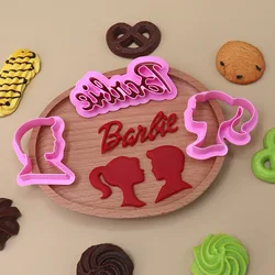 Barbie Princess Cookie Cutter Prince Head Shape Biscuit Mold Diy Cute 3D Baking Tool Set Cake Kitchen Accessories Girls Toy Gift