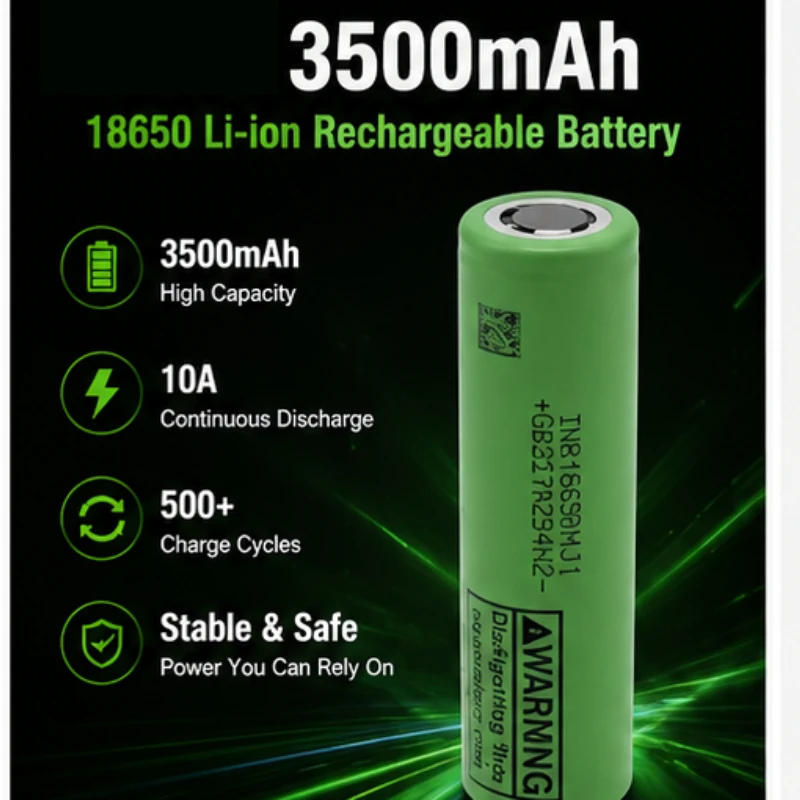 18650 3500mAh Large Capacity Lithium Battery 1 Continuous Discharge Unmanned Aerial Vehicle Power Cell Rechargeable Battery