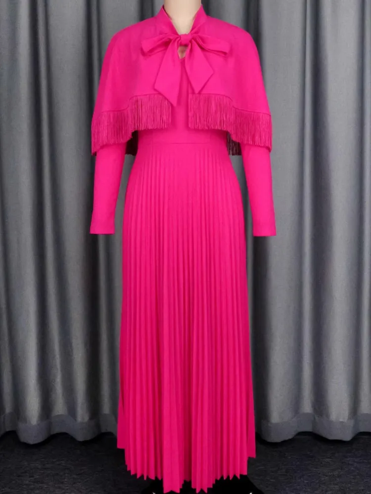 

African Dresses For Women Elegant Spring Autumn Long Sleeve Dashiki Maxi Dress Ladies Traditional African Clothing Fairy Dreaes