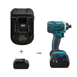 Battery Adapter For Bosch 18V To for Makita 18V BS18MT Converter With USB For Makita 18V Electrical Tools BAT618 BAT609G