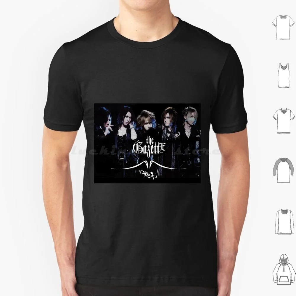 História t camisa 6xl algodão legal t the gazette visual kei japão banda de música gazette metal kai jrock alternativaeita