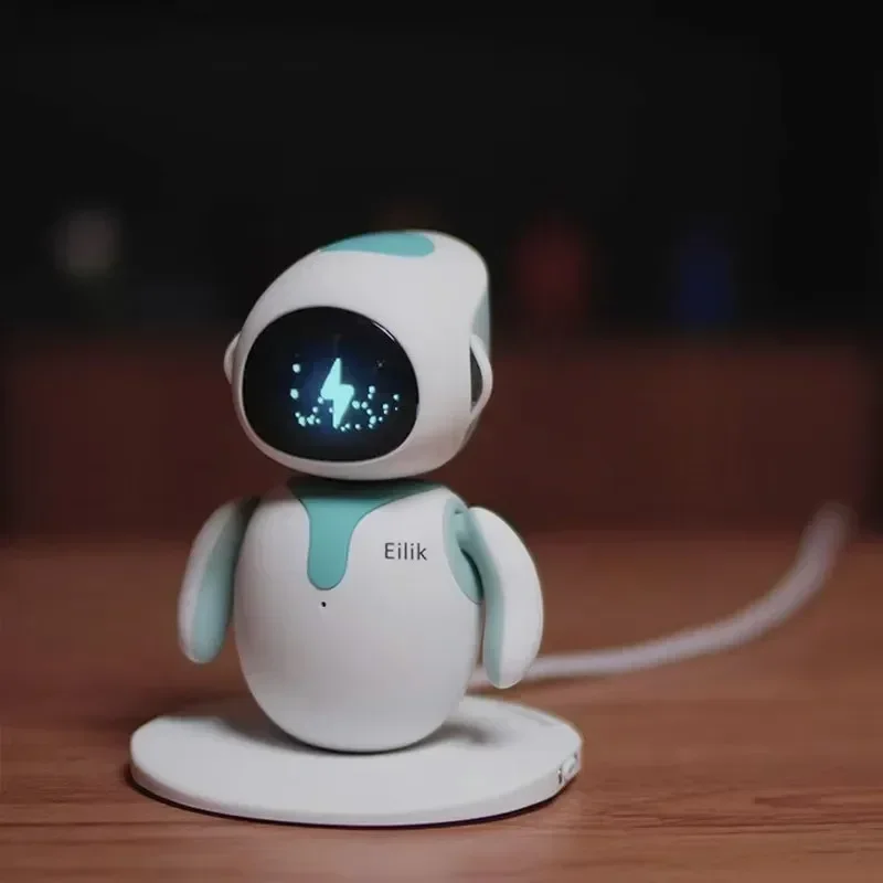 Eilik Smart Robot Home Ai Robot interattivi Accompagna voce inglese Giocattolo elettronico Mini desktop compatibile per Android Ios regalo