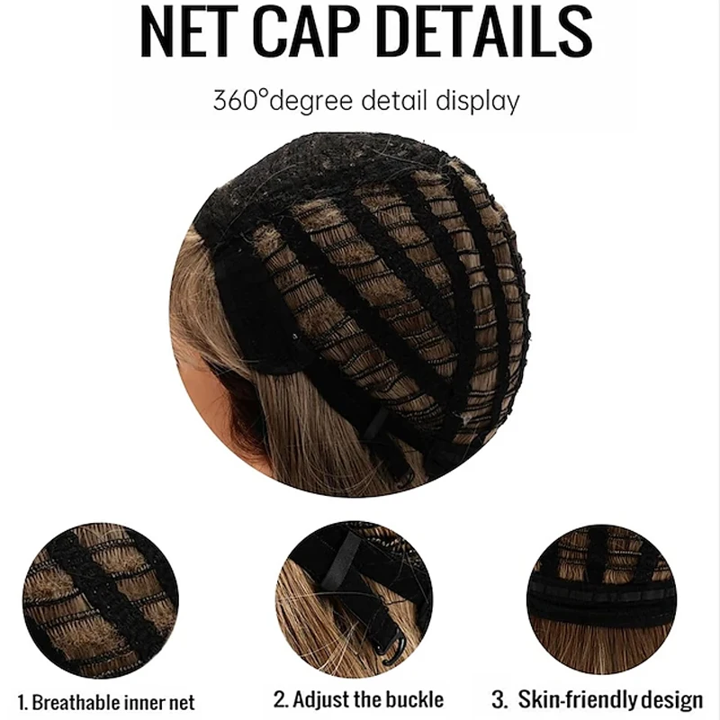 Peruka typu mullet ze syntetycznych włosów dla dorosłych, śmieszne peruki męskie, peruka Pop Rock Joe Dirt na imprezę w stylu lat 70. i 80., akcesoria do kostiumów, dla mężczyzn.