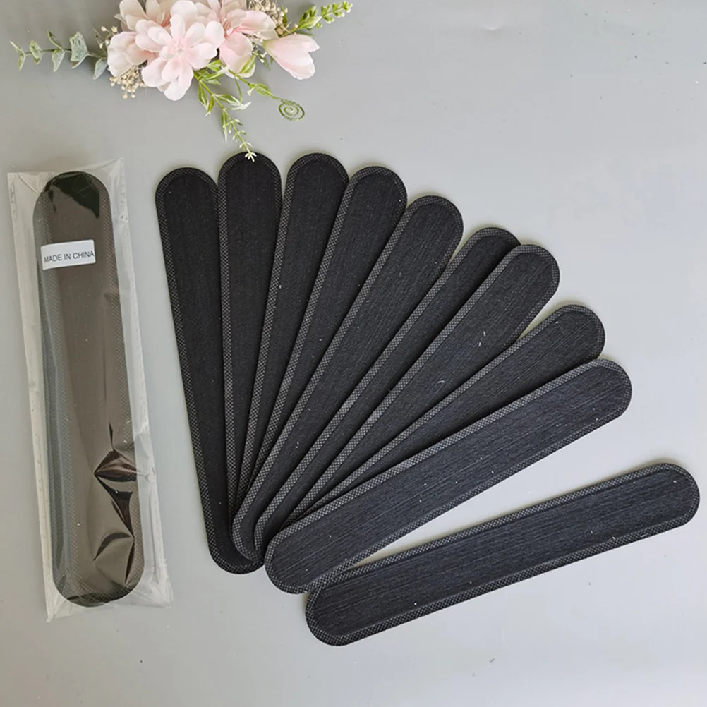 20 pezzi di cuscinetti per il sudore non tessuto adesivo ad asciugatura rapida fodera per cappello per berretto da baseball sport all'aria aperta cuscino per assorbimento del sudore cappello