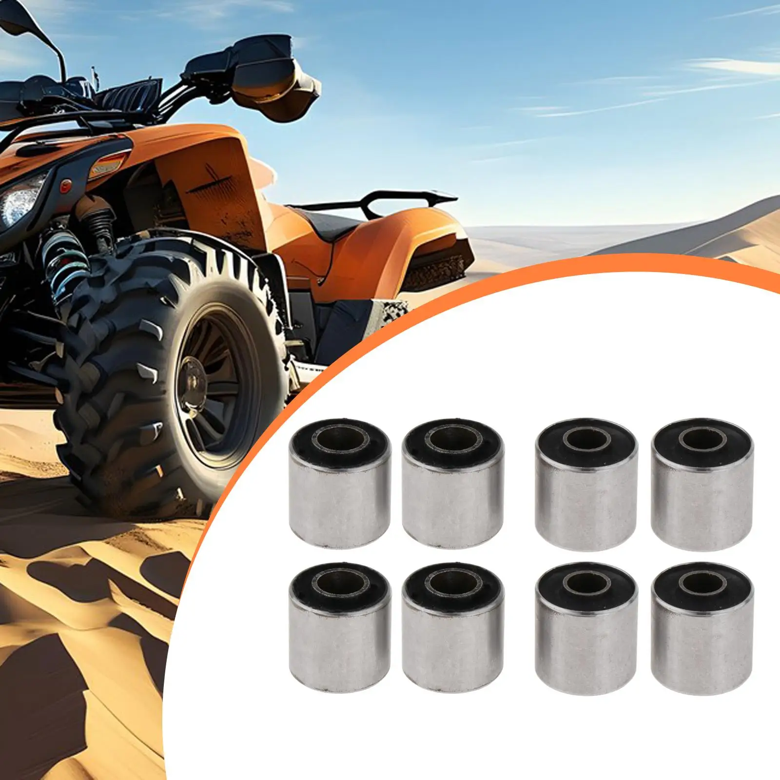 4 قطع شجيرات ذراع التأرجح الخلفي من الفولاذ 2.8 سم للدراجات الصغيرة Atvs