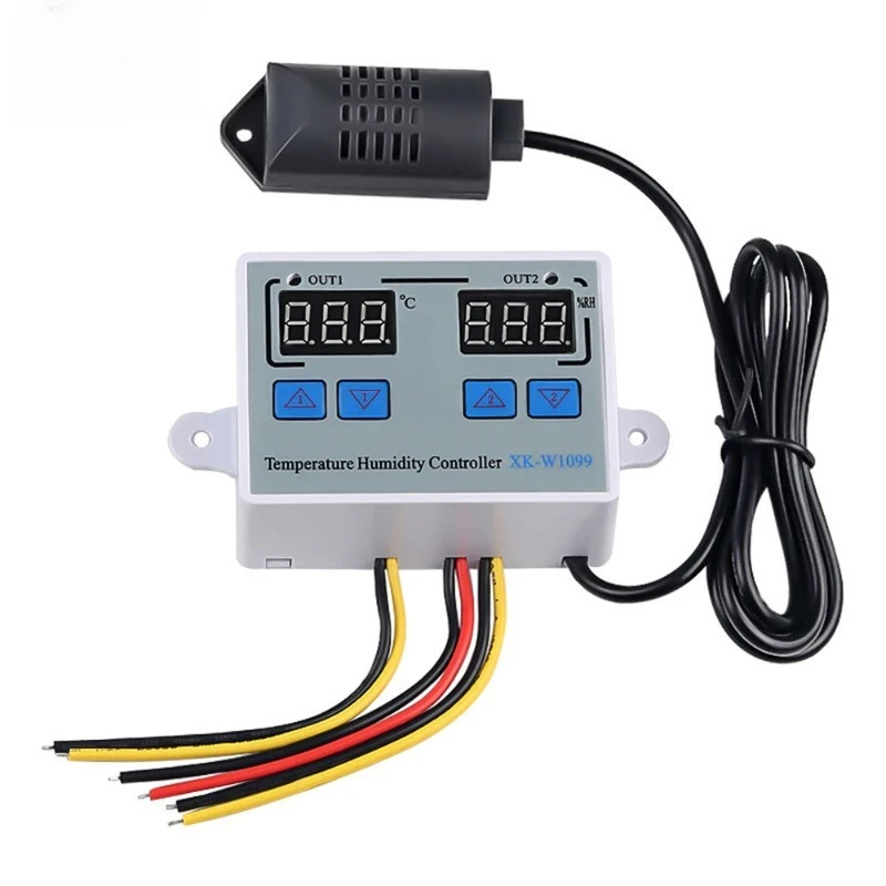 For XK-W1099 intelligent digital display temperature and humidity controller, dual-purpose temperature and humidity control