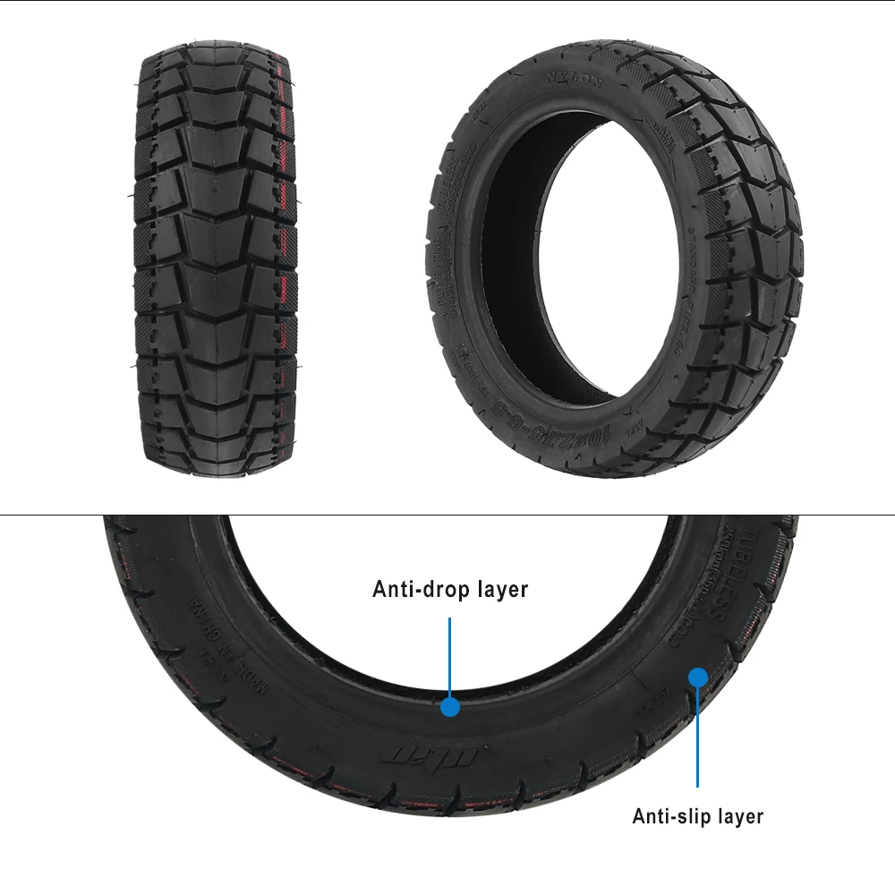 10x2.75-6.5 Schlauchloser Vakuumreifen für KuKirin G2 G3, Speedway 5, Dualtron 3 Elektroroller – Ersatzreifen und -radteile – Detail 25