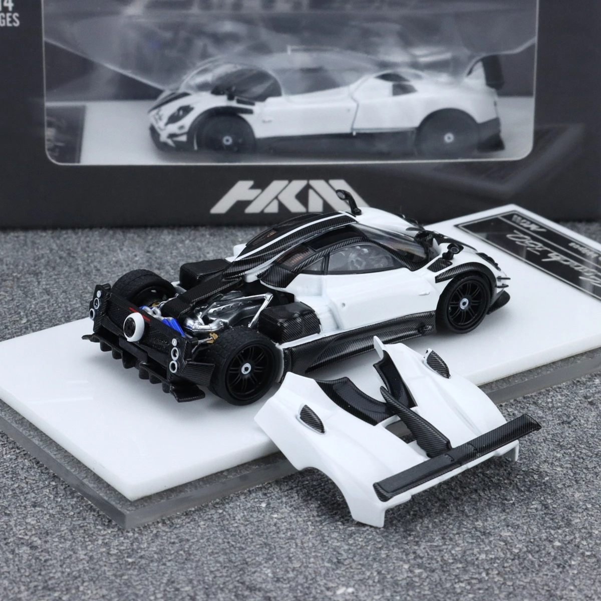 HKM 1:64 Zonda760 Diecast Model samochodu edycja limitowana kolekcjonerskie hobby zabawki prezenty prezenty