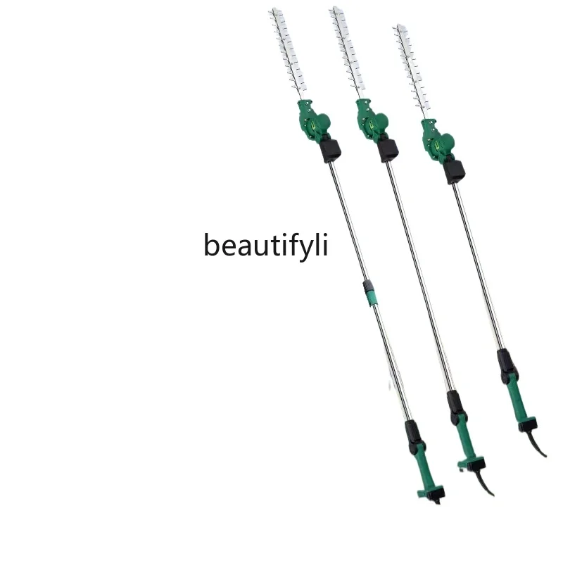 FGCesoie elettriche per recinzione ricaricabili per siepe, trimmer verde, cesoie elettriche per rami alti, manico lungo