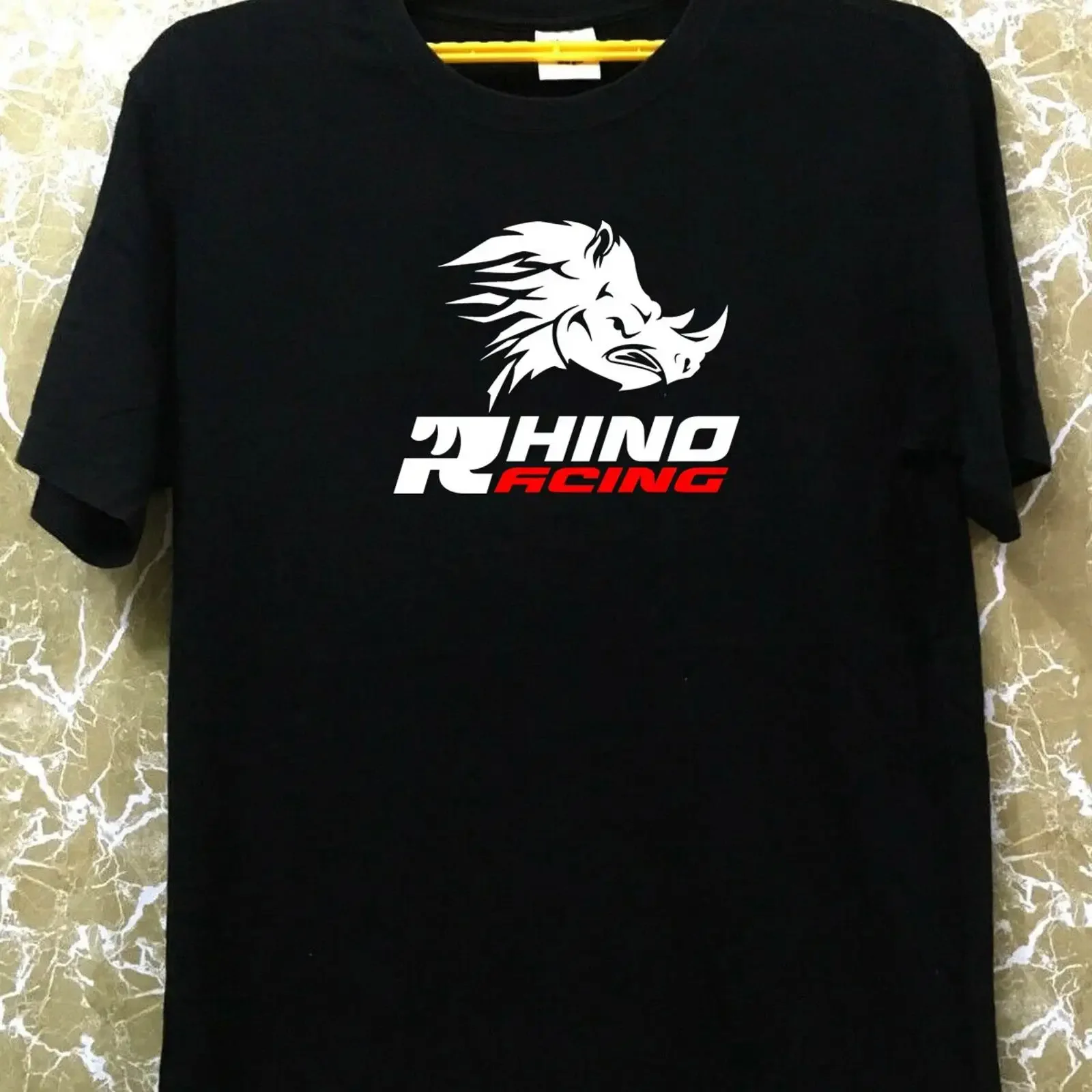 Rhino Racing Logo Design T Shirt Heavy Cotton Size XL Image 1 of 3 vintage Washed homme fashion designer clothes Casual