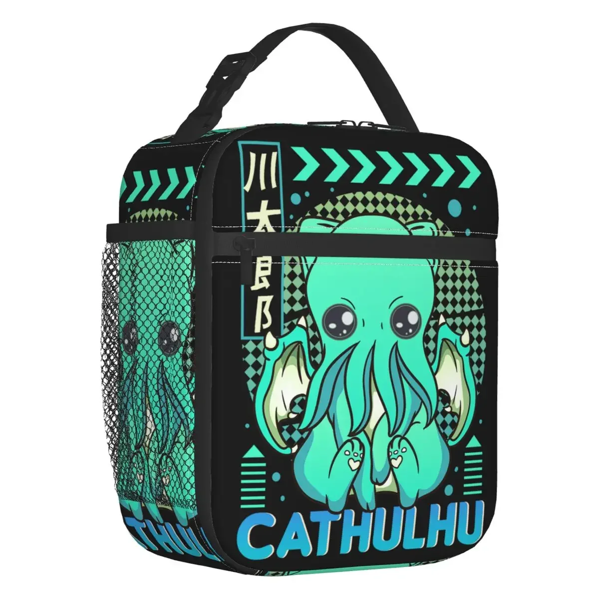 The Call Of Cthulhu Lovecraft Insulated Lunch Bags Horror Octopus Tentacle Monster Portable Cooler Thermal Bento Box Work Travel