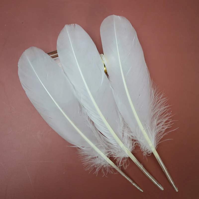 20Pcs Natural Goose Feathers Plumes 15-20cm White Feather Plume for Home Craft DIY Wedding Party Jewelry Decoration Accessories