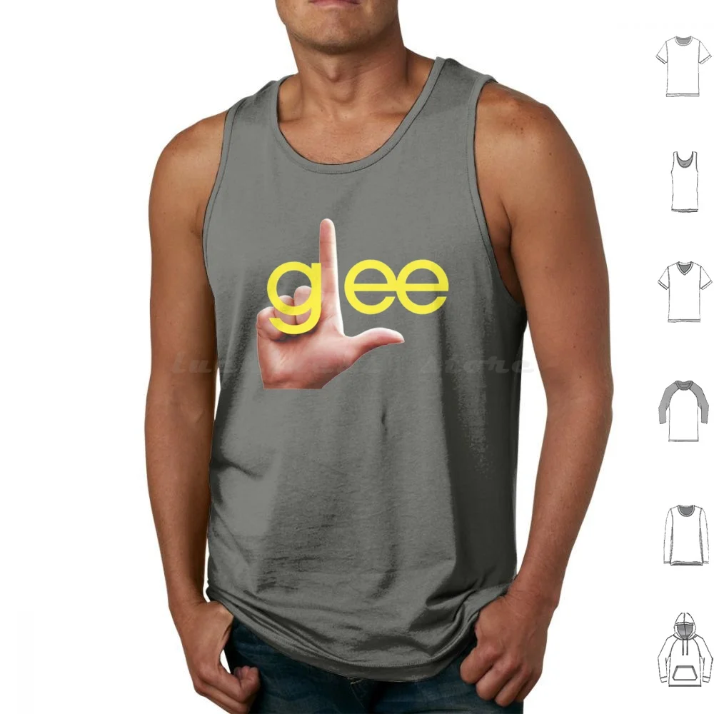 Glee Losers Logo Tank Tops Print Cotton Glee Logo Losers Tvshow