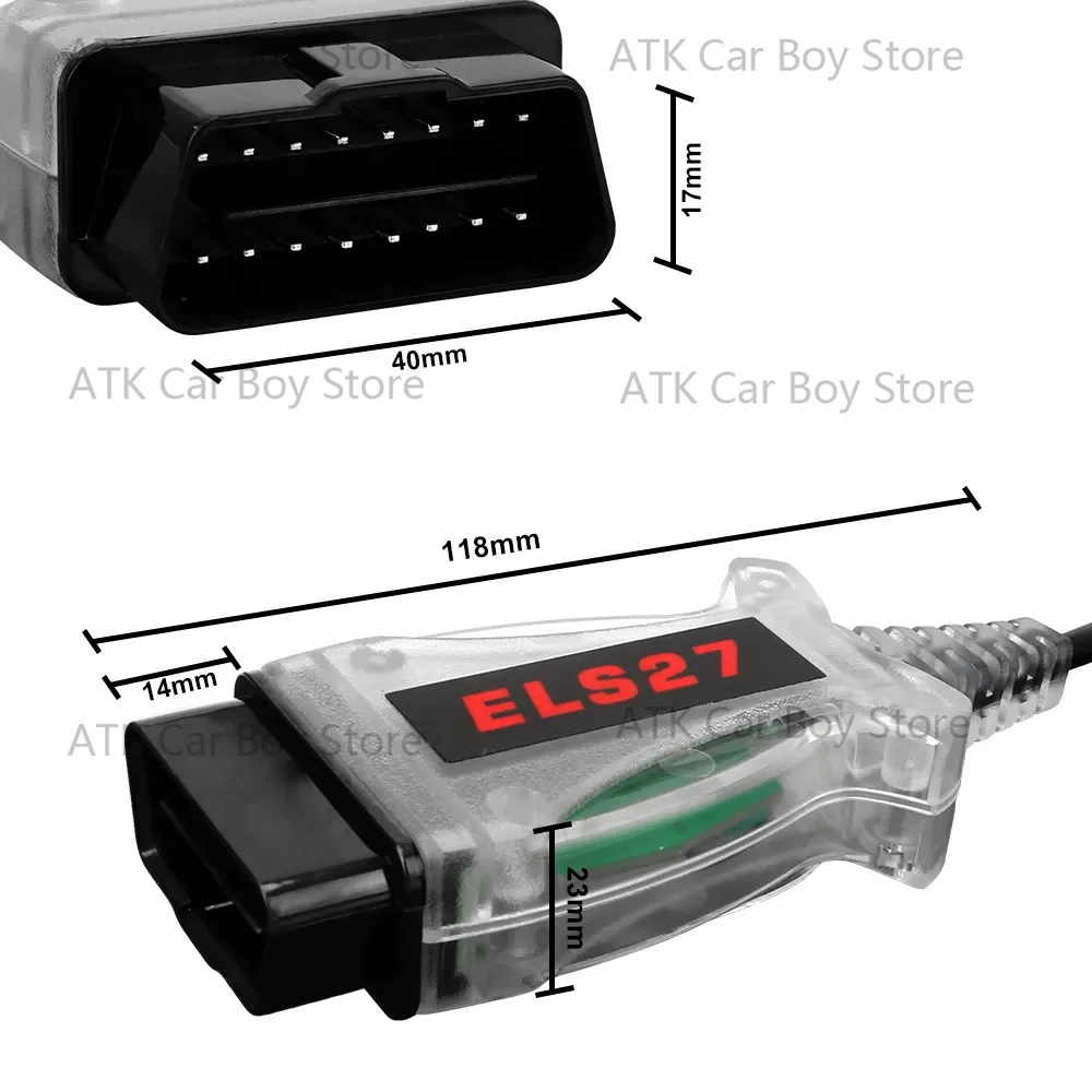 ELS27 Diagnostic Cable FORscan V2.3.8 Scanner Software latest Version Via USB with Air-Bag Braking Global Positioning System