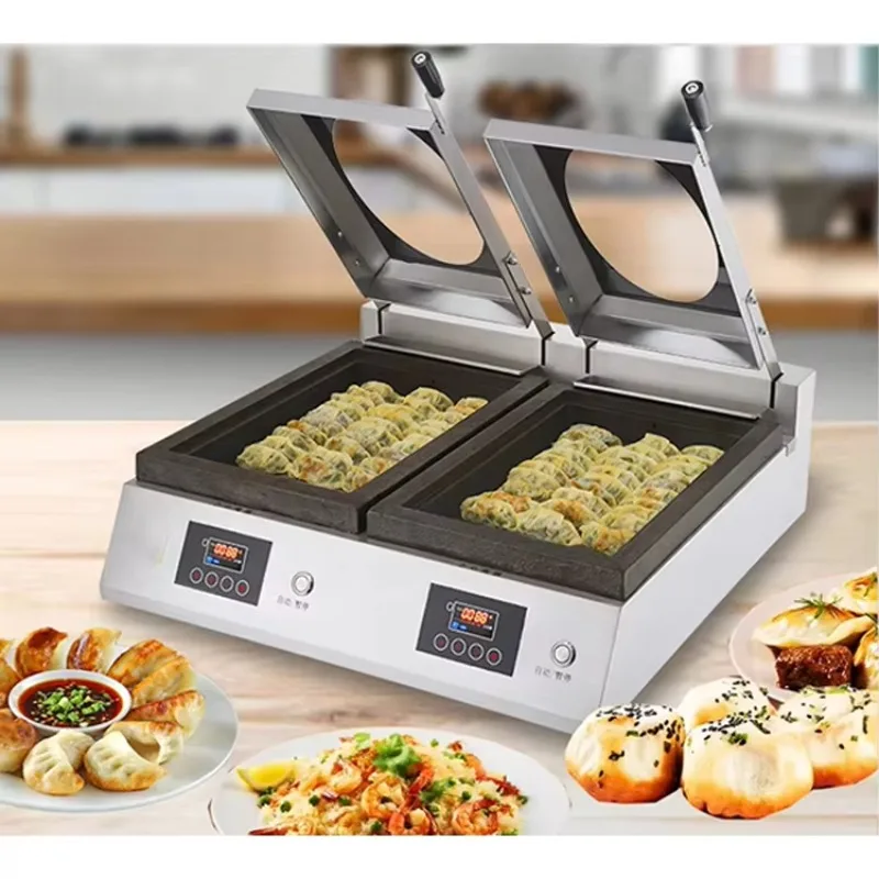 

2025Hot Sales Kitchen Fryer DDU-10 Dumpling Making Machine Commercial Dumpling Maker Food Processor Machine Frying Machine