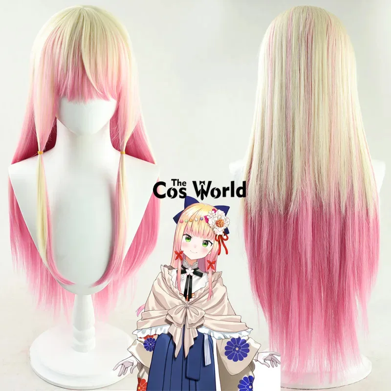 

Candy 2025Virtual YouTuber VTuber Hololive Momosuzu Nene Аниме Косплей Парики Волокно Термостойкие Синтетические Волосы + Кепка Для Парика