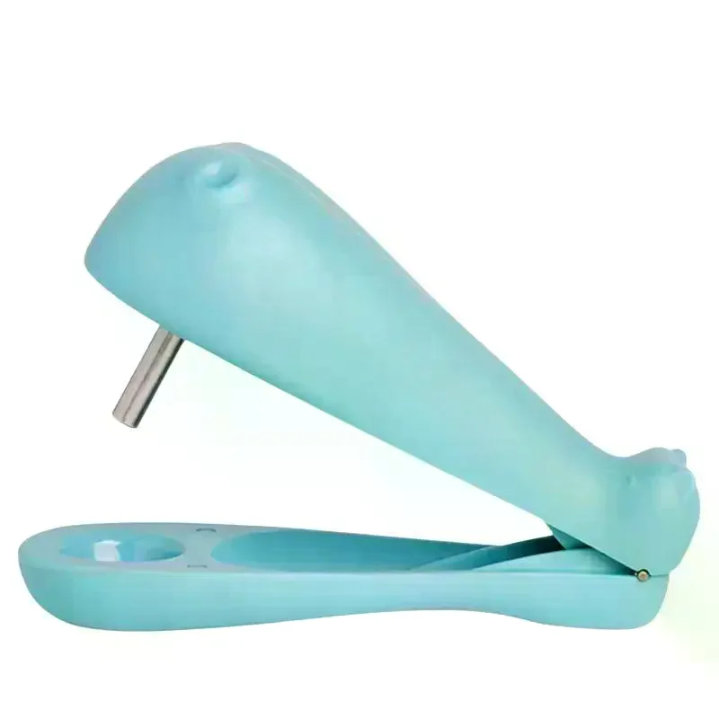 Whale Shaped Cherry Pitter With Stainless Steel Corer Easy Grip Handle For Home Kitchen Jam Making Tool Cute