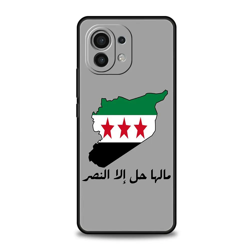 Syria flag Phone Case For Xiaomi 14 13T 12T Pro 12 13 11 Ultra Mi Note 10 Lite 10T 5G 11X Pro 11T 11i 9T Soft Silicone Cover