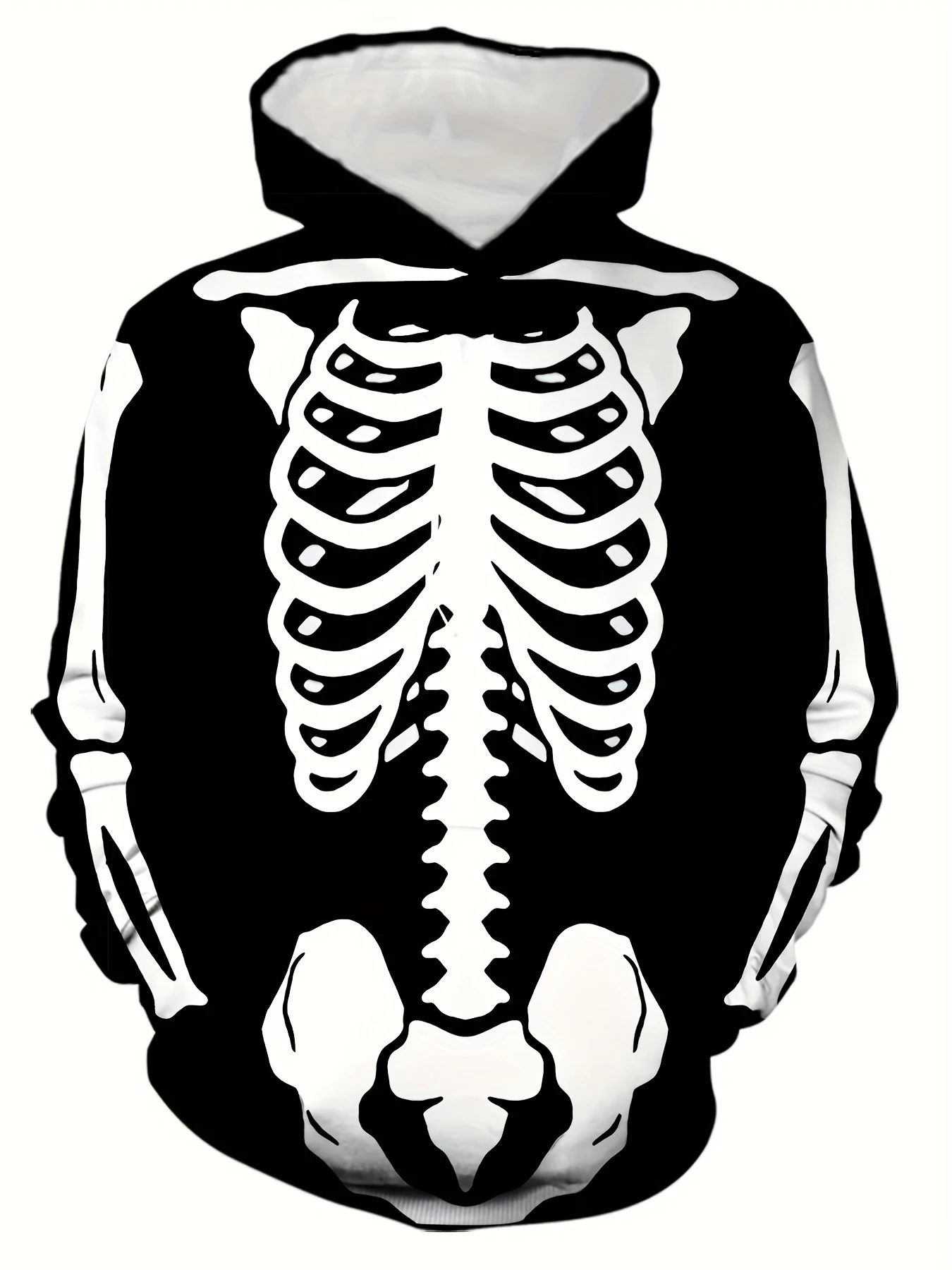 جديد وصول عادية الشتاء الخريف الهيكل العظمي نمط ثلاثية الأبعاد مطبوعة هوديي وسراويل مجموعة رياضية 2 قطعة مجموعة ملابس رياضية الرجال الملابس Su #2