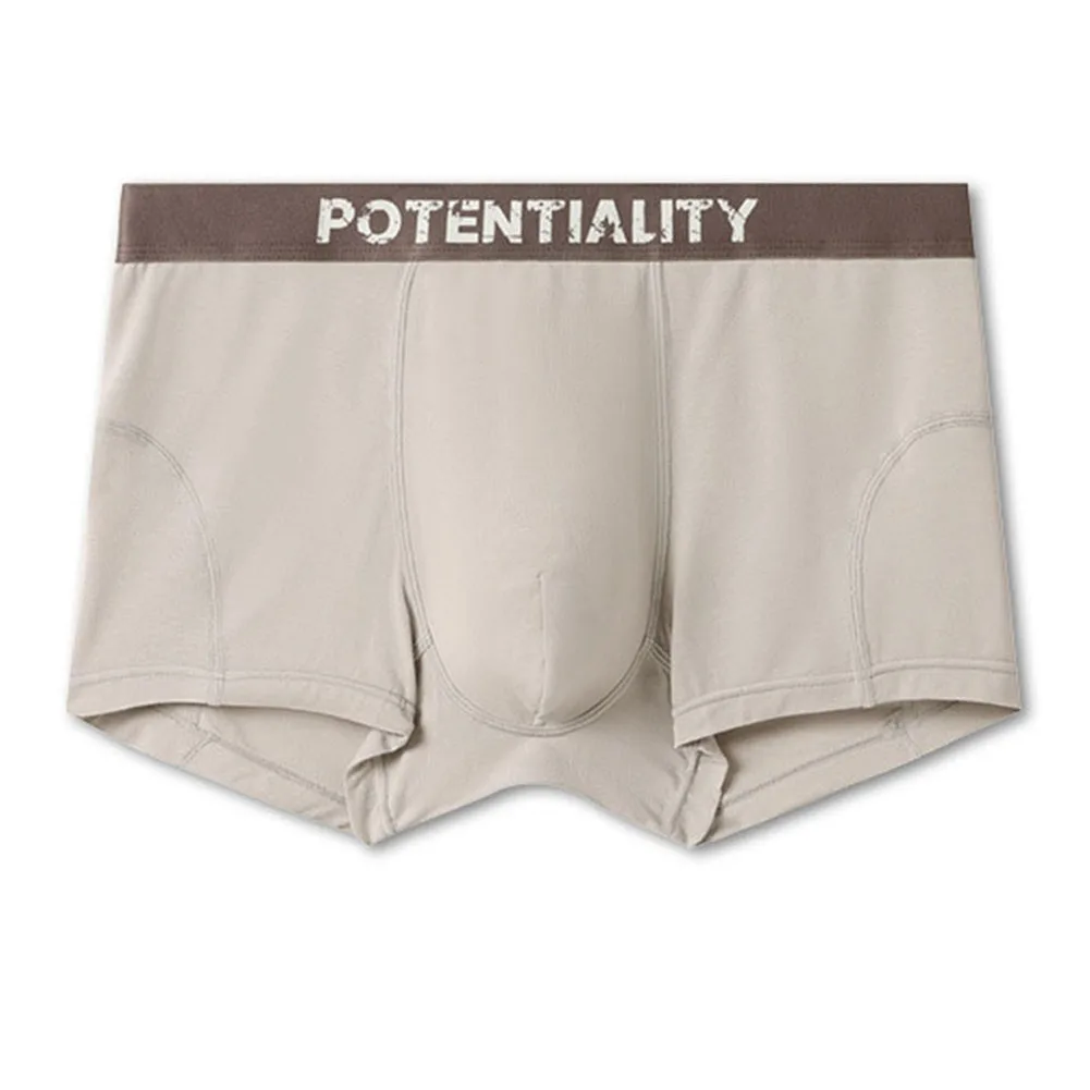 Men's Breathable Soft Boxer Shorts Featuring High Elastic Fabric Youth Comfortable Underwear Trunks Perfect for Home Apparel