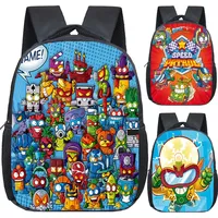 New Super Zings Kindergarten Bag Cartoon Game Superzings Backpack for Boys Girls Children School Bags Kids Daily Bookbag Mochila