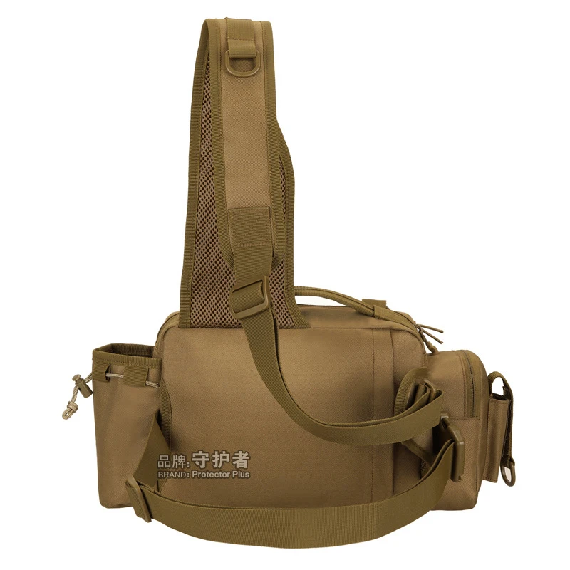 Protector Plus Fishing Goods Bag Single Shoulder Waist Pack Multifunctional Lure Fishing Bags  Molle Tactical Backpack