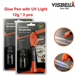 Visbella UV Light DIY Glue Pen Quick Fix Adhesive Liquid Repair Glass Bond Plastic Seal Ceramic Weld Metal