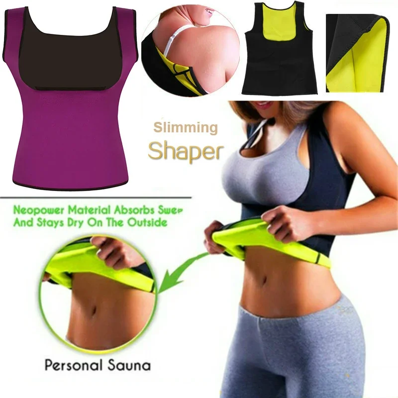 Women Neoprene Shaperwear Waist Traine Push Up Vest Tummy Belly Girdle Body Shaper Waist Cincher Corset Sports Waist Support