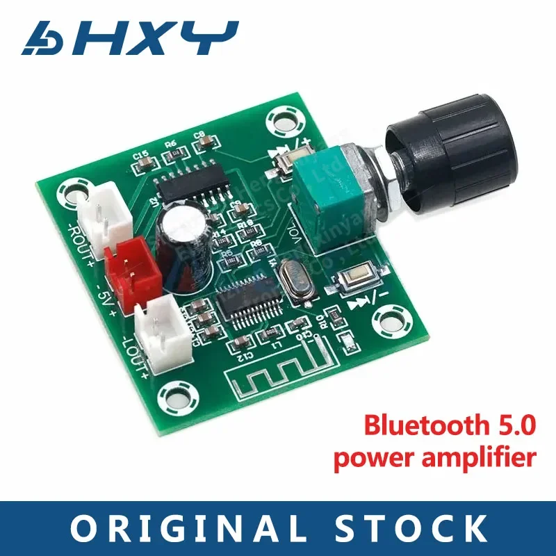 XH-A158 ultra clear Bluetooth 5.0 pam8403 small power DIY wireless speaker amplifier Board 5W * 2