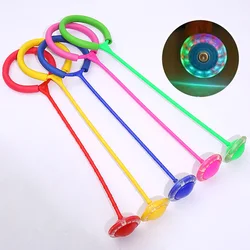 One Foot Flashing Skip Ball Jump Ropes Kids Glowing Bouncing Balls Sports Swing Ball Children Fitness Playing Child-parent Games