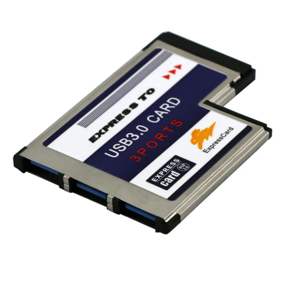 

USB 3.0 Express Card 3-портовая карта расширения 34/54 мм адаптер-конвертер USB3.0 в Expresscard Express Card для