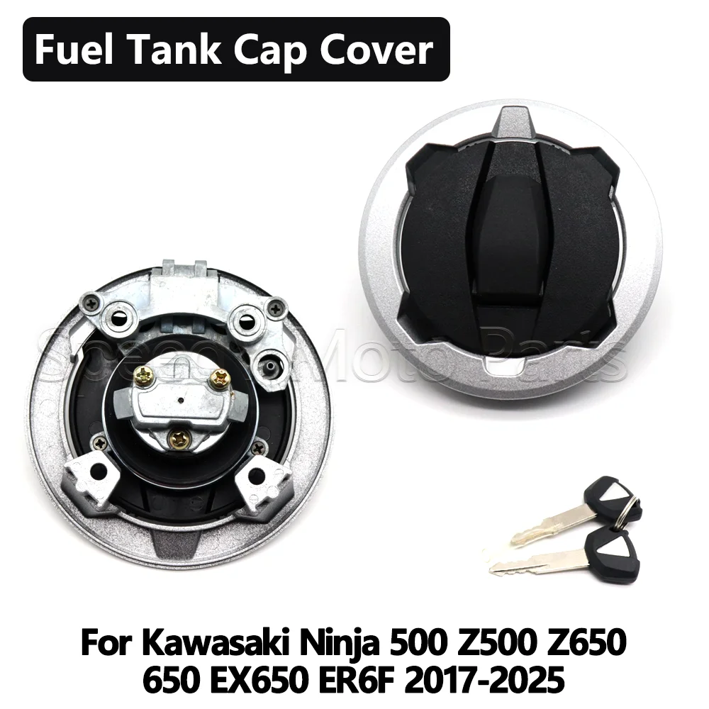 

Fuel Gas Tank Cap Keys For Kawasaki Ninja 500 Z500 Z650 650 EX650 ER6F 2017 2018 2019 2020 2021 2022-2025 Motorcycle Accessories