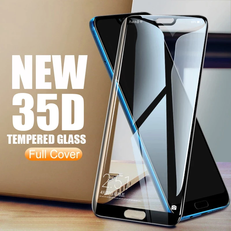 35D Tempered Glass For Huawei honor 10 20 30 Lite 10i 20i 30i 30s Protective Glass honor 20 Pro 10 Lite Full Screen Safety Film