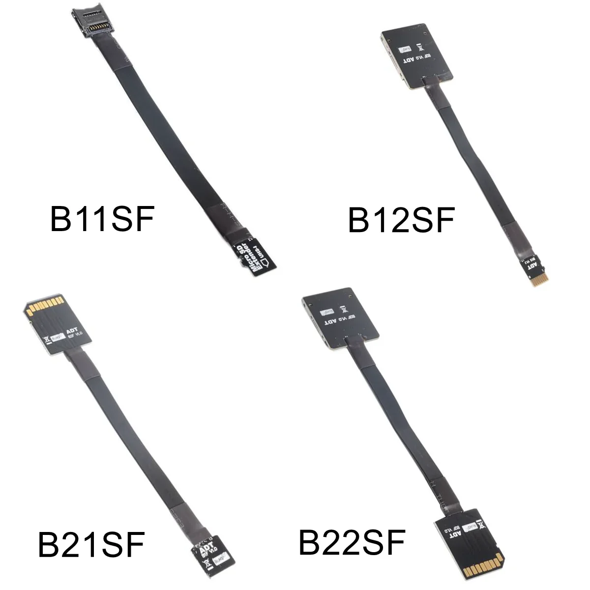 Micro SD to SD UHS-I Card Extension Cable SDHC SDXC UHS-I SD Card TF Memory Card Reader Extender for GPS, ROCK Pi 4 Raspberry Pi