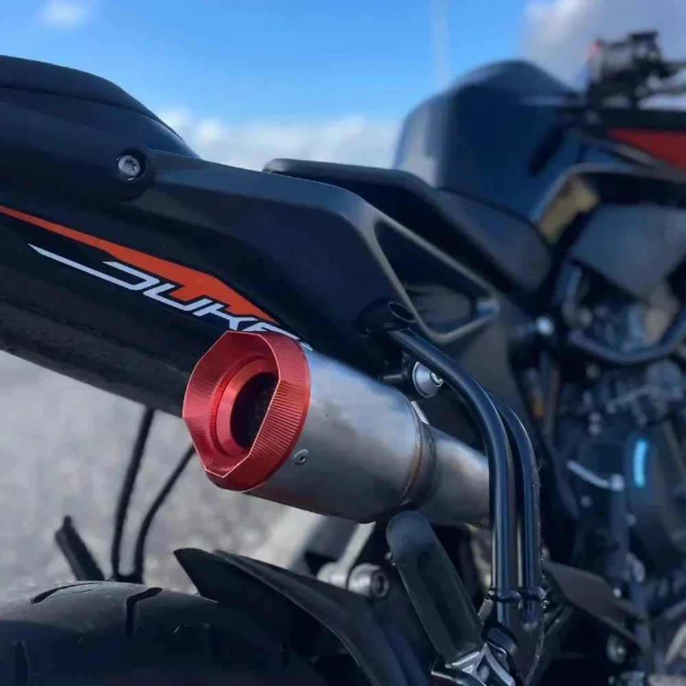 نظام عادم الدراجة النارية الهروب موتو ربط الأنابيب الخمار الانزلاق على ل KTM DUKE 790 890 2018 2019 2020 2021 2022 2023 2024 #5
