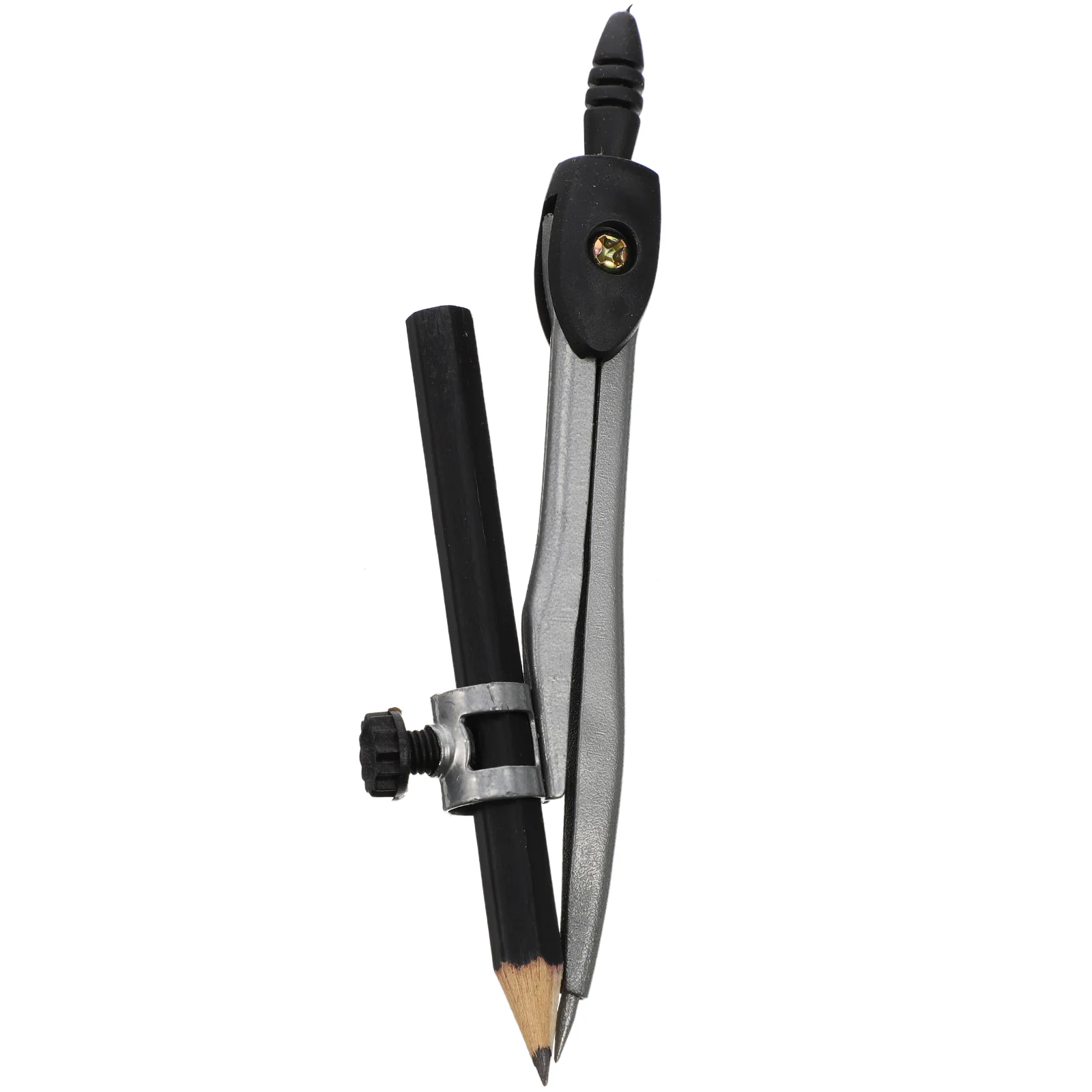 Compass for Geometry Drafting The Circle Pencil Scriber Metal Student Carpenters