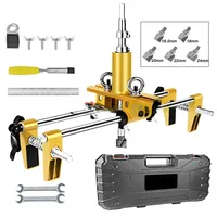 Wooden Door Slotter Hole Opener Slotting Machine Tool Kit for Woodworking Door Lock Mortiser Installation Mortising Jig Tool