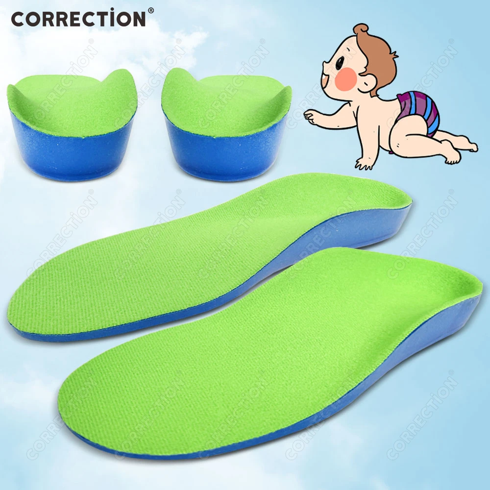 

3D детские ортопедические стельки для обуви, стельки для поддержки свода стопы при плоскостопии для XO-Legs, детские ортопедические стельки, вставки для ухода за ногами