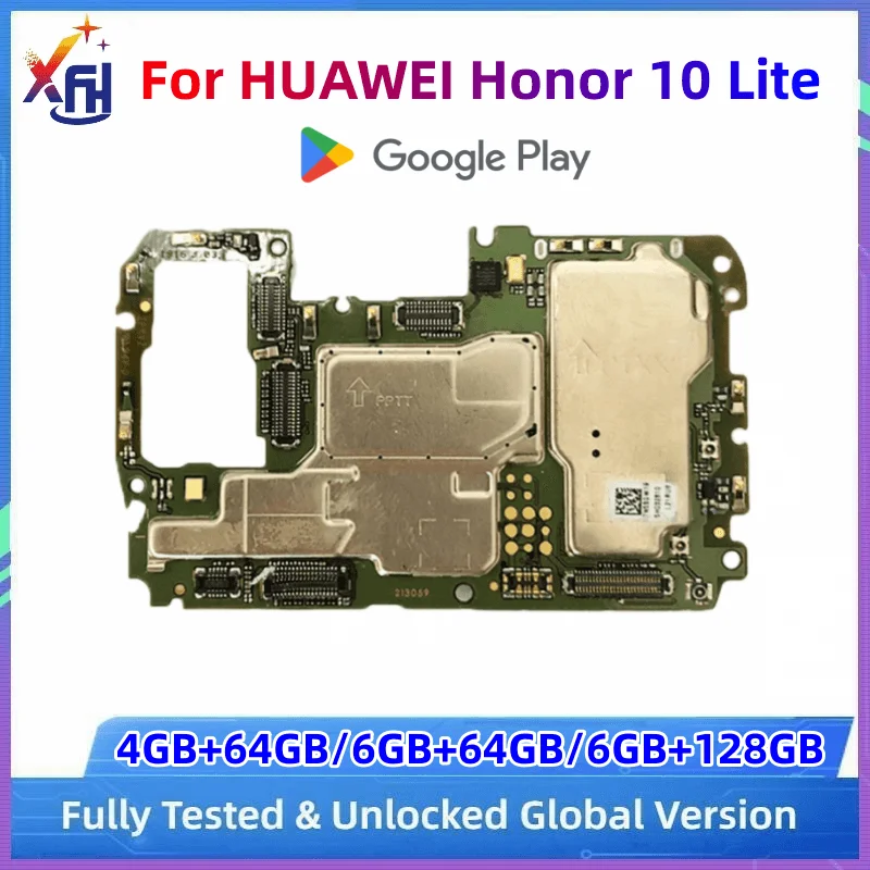 

Motherboard PCB Module for HUAWEI P10 Lite, 32GB, 64GB Global ROM, Original Mainboard, with Google Playstore Installed