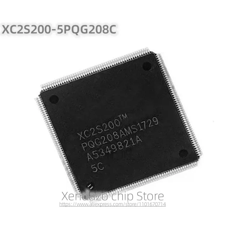 1pcs/lot XC2S200-5PQG208C XC2S200 PQG208 QFP-208 package Original genuine FPGA programmable logic chip