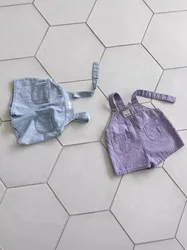 Short en jean à bretelles pour bébé, combinaison pour tout-petit, salopette décontractée pour garçon et fille, vêtements polyvalents pour bébé, été, nouveau, 2024