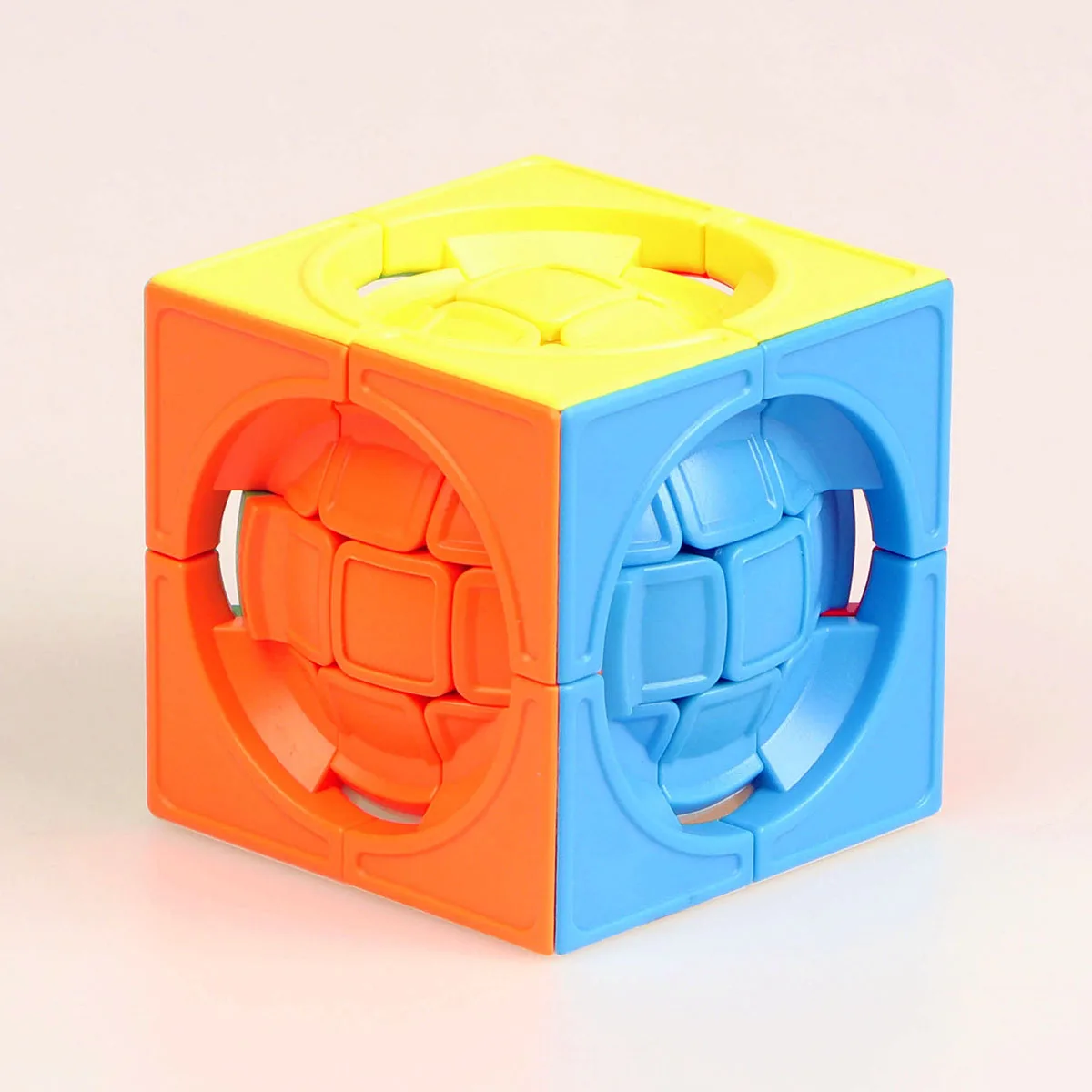 Magic Ball, Magic Cube Ball, Fun Stress Relief, Brain Boosting, Magic Ball Speed Game, Children's Color Blocking 3D Puzzle Toys