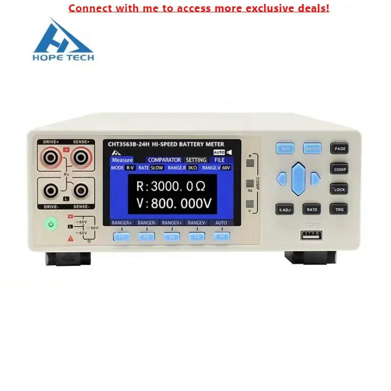 

CHT3563B-24H CAR BATTERY CCA TESTER Intelligent Battery Tester Display 24 Channels
