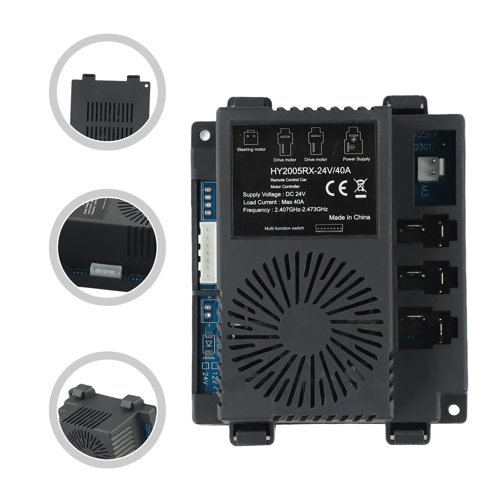 HLX HY2005RX HL 24V 40A Ride On Toy Car 2.4G ricevitore telecomando Blue-tooth, HY2025-SE-12V Controller motore per auto elettrica per bambini