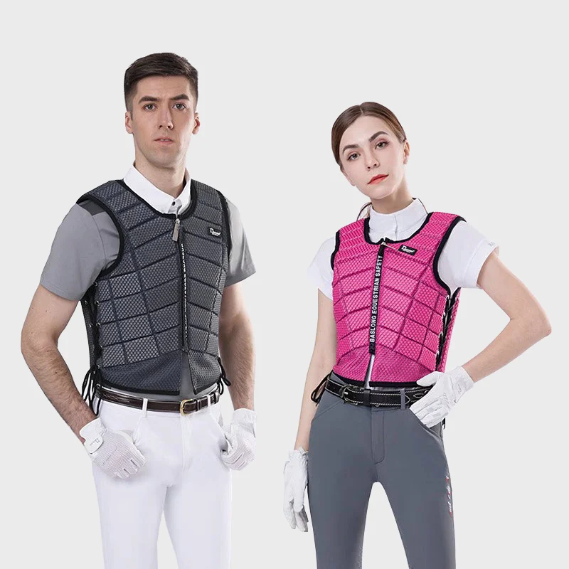 Baslong Honeycomb Equestrian Protective Vest Safety Riding Body Protector for Boys Girls All-Season Breathable Horse Riding Gear