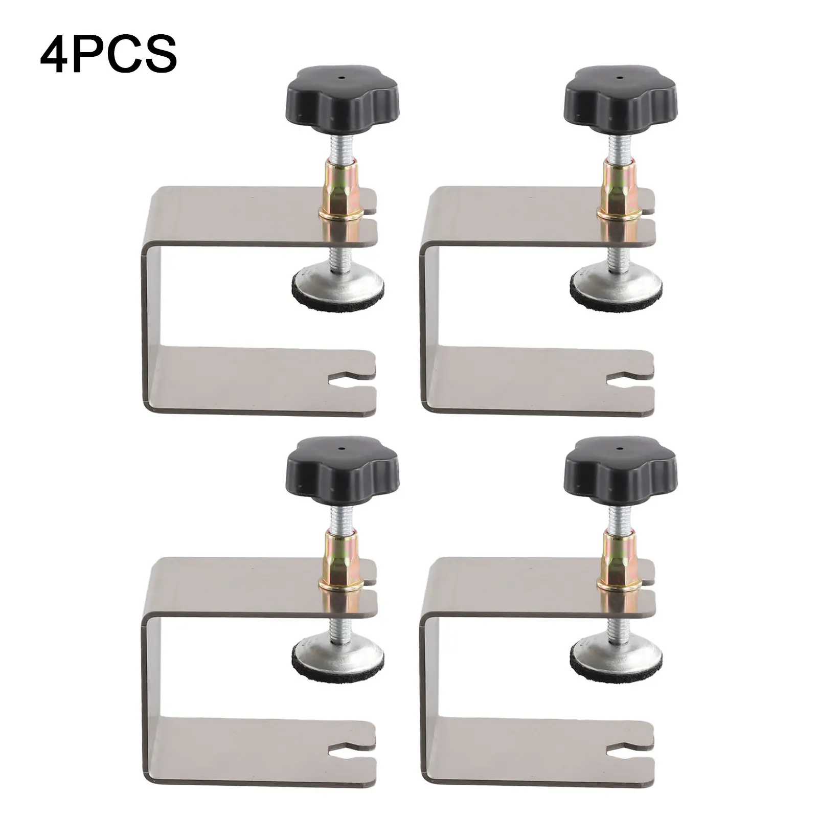 Stainless Steel Drawer Front Installation Clamp Tool for Cabinets and Adjustable Design for Various Panel Thicknesses