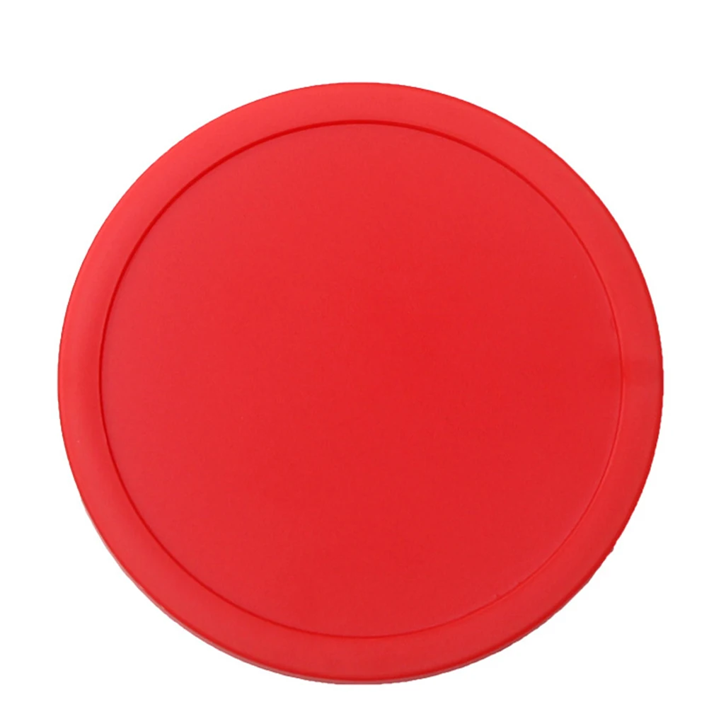 

4 Pcs Hockey Pucks Accessories Air Hockey Supplies High Quality Ergonomical Paddles Replacement Red Gliding Team Sport